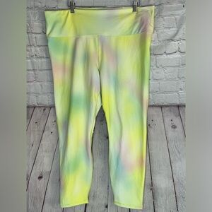 FabLetics powerhold leggings workout athletic pants multicolor